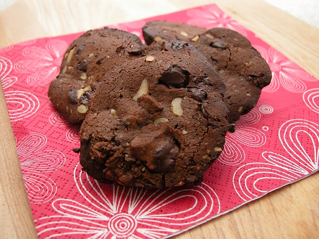 Sprøde chokolade cookies